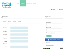 Tablet Screenshot of fetdig.com